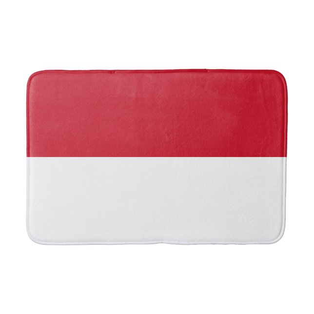 Tapis De Bain Drapeau de Monaco (Devant)