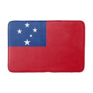 Tapis De Bain Drapeau de Samoa