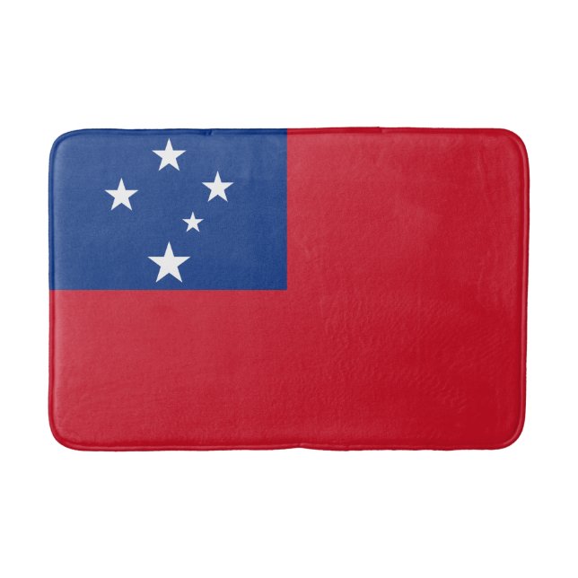 Tapis De Bain Drapeau de Samoa (Devant)