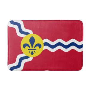 Tapis De Bain Drapeau de St. Louis, Missouri Salle de bain Mat