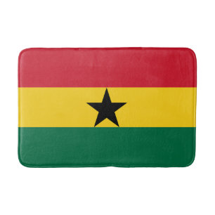 Tapis De Bain Drapeau du Ghana