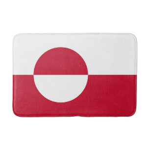 Tapis De Bain Drapeau du Groenland