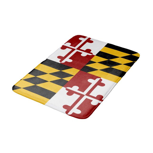 Tapis De Bain Drapeau du Maryland (Angle)