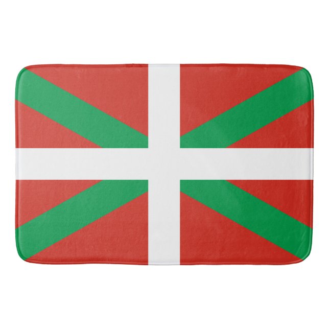 Tapis De Bain Drapeau du Pays basque (Devant)