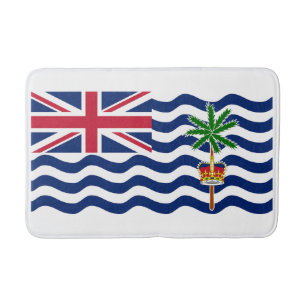 Tapis De Bain Drapeau du Territoire britannique de l'océan Indie