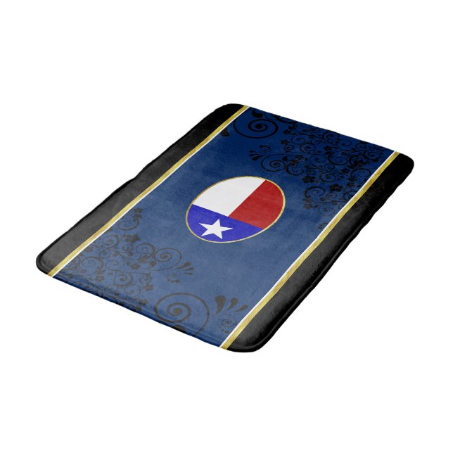 Tapis De Bain Drapeau du Texas (Angle)