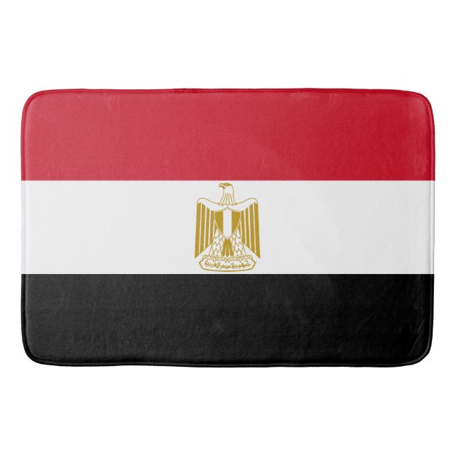 Tapis De Bain Drapeau Égypte (Devant)
