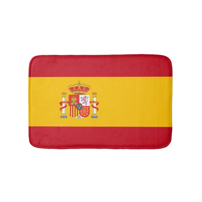 Tapis De Bain Drapeau espagnol (Devant)