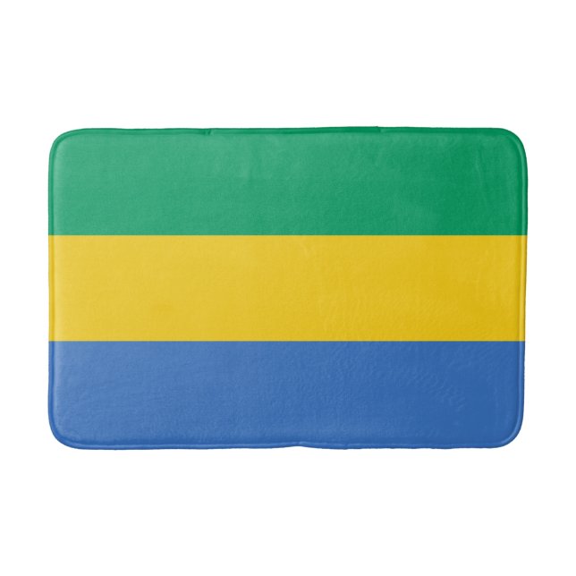 Tapis De Bain Drapeau Gabon (Devant)