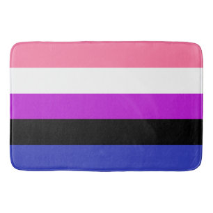 Tapis De Bain Drapeau Gendfluide Grand