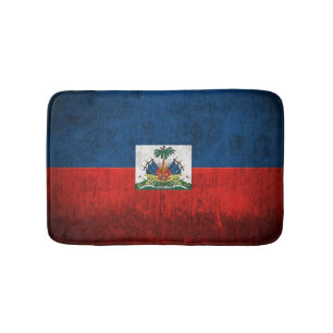 Tapis De Bain Drapeau grunge du Haïti
