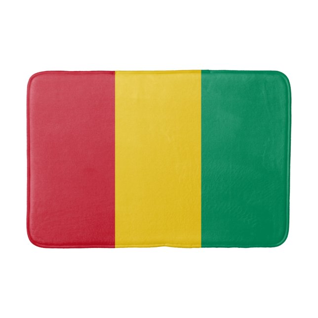 Tapis De Bain Drapeau Guinée (Devant)