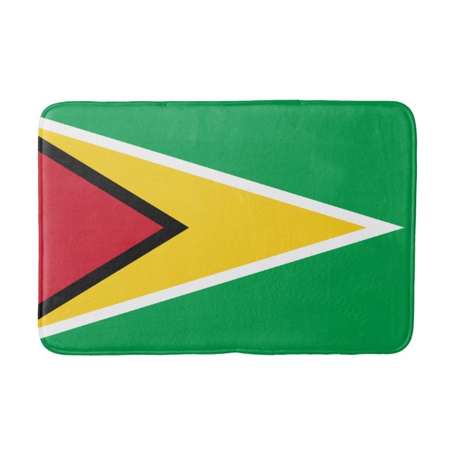 Tapis De Bain Drapeau Guyana (Devant)