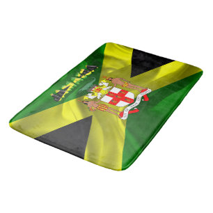 Tapis De Bain Drapeau jamaïcain