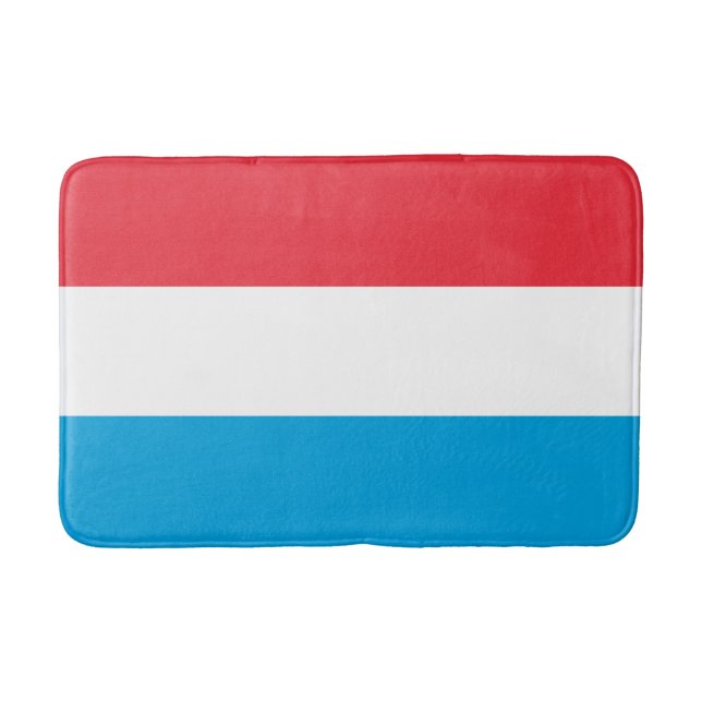 Tapis De Bain Drapeau Luxembourg (Devant)