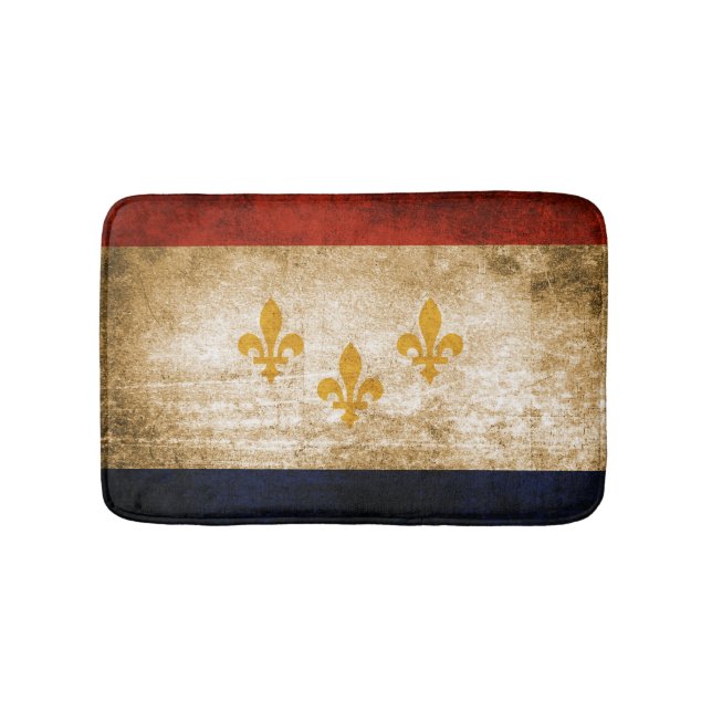 Tapis De Bain Drapeau rustique patriotique de la (Devant)
