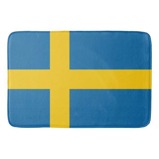 Tapis De Bain Drapeau Suède (Devant)