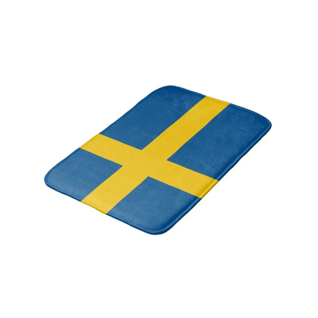 Tapis De Bain Drapeau suédois | Suède tapis de salle de bain (Angle)
