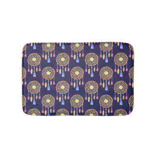 Tapis De Bain Dreamcatchers Plumes Aquarelle Texture transparent
