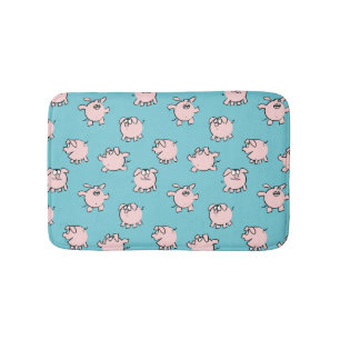 Tapis De Bain Drôle Cartoon Motif Pig Année Choisir Couleur Bain
