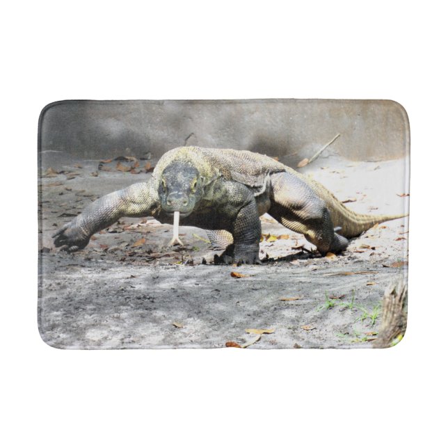 Tapis de bain du dragon de Komodo (0751) (Devant)