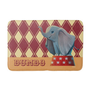 Tapis De Bain Dumbo  Podium Smiling Atop Circus