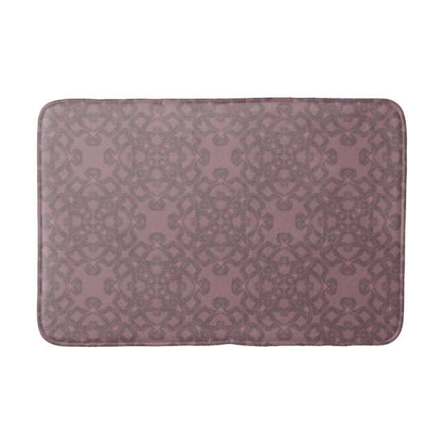 Tapis De Bain Dusty rose motif (Devant)