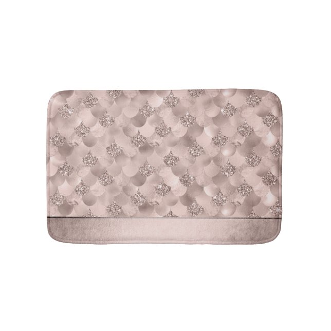 Tapis De Bain Échelle Mermaid Posh | Dusty Terracotta Peach Shee (Devant)
