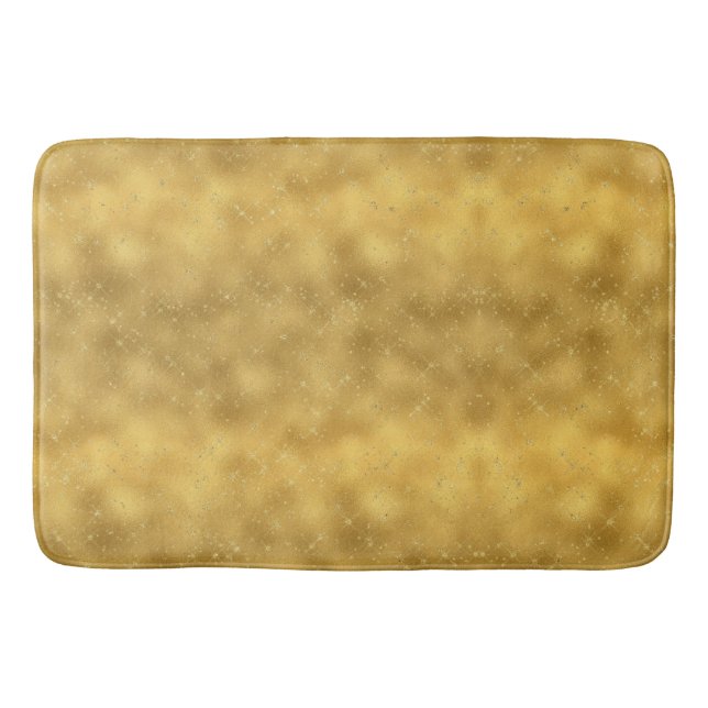 Tapis De Bain Éclats en or Glam (Devant)