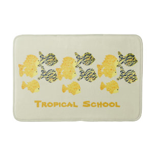 Tapis De Bain École tropicale