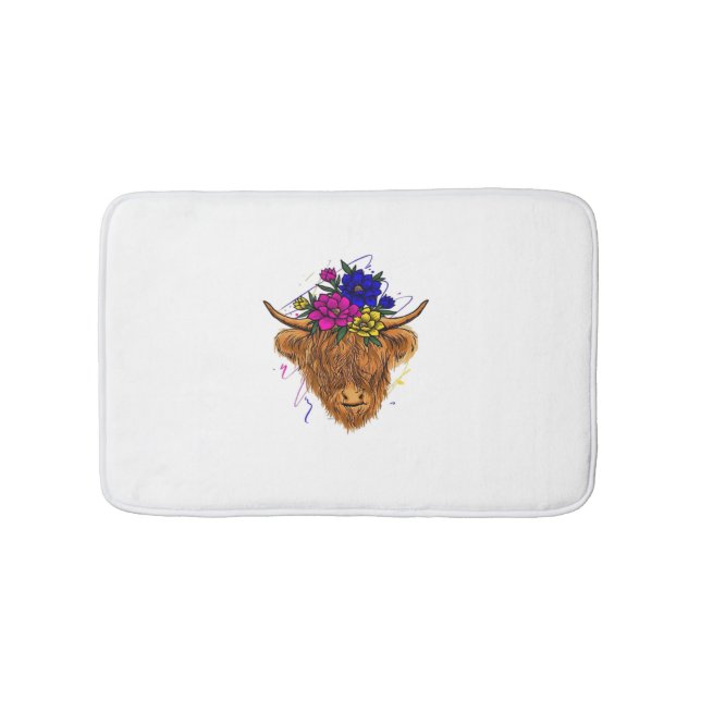 Tapis De Bain Écossais Highland Vache Vache Vache Whisperer Agri (Devant)
