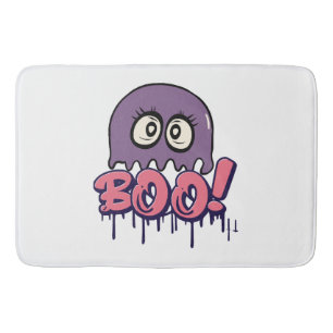 Tapis De Bain Effrayant Boo
