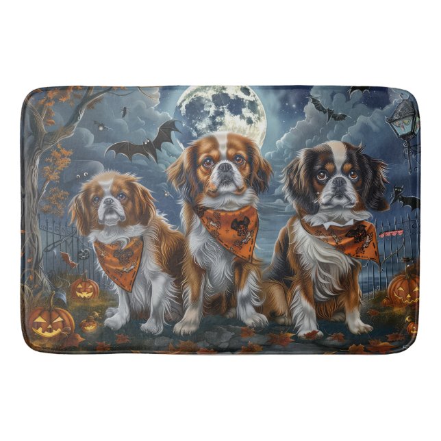 Tapis De Bain Éffrayant d'Halloween en espagnol tibétain (Devant)