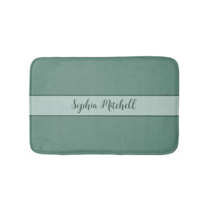 Tapis De Bain Elégance en boue - Ocean Nom Turquoise Mat de bain