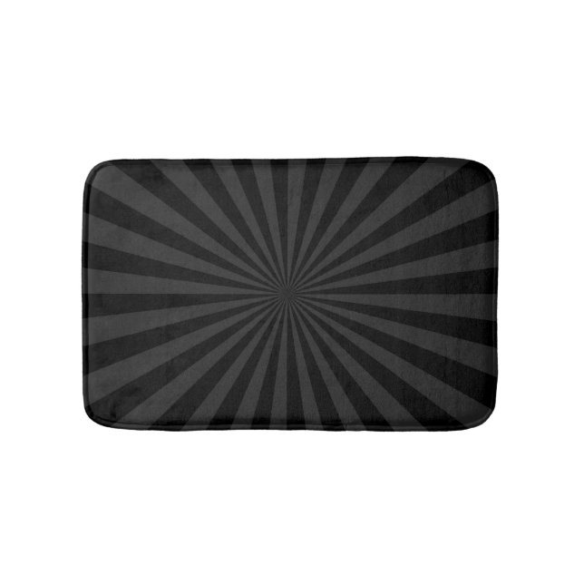 Tapis De Bain Élégant noir et charbon Personnaliser de combustio (Devant)