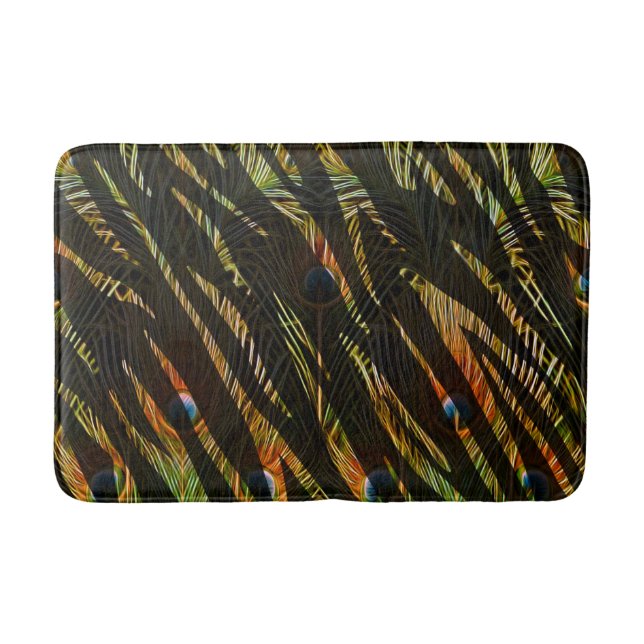 Tapis De Bain Elégante plumes de Poster de animal Zebra Stripe (Devant)