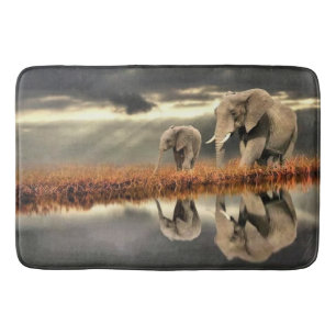 Tapis De Bain Éléphants