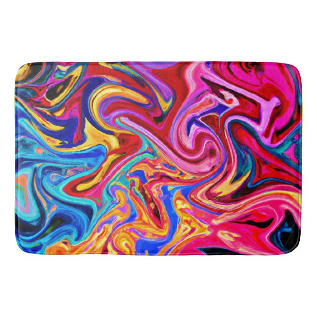 Tapis De Bain Embracer l'abstraction pour l'impact visuel (Devant)