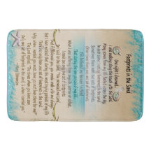 Empreintes de pas dans le poème de foi en la