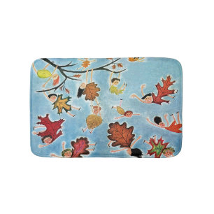 Tapis De Bain Enfants de feuille