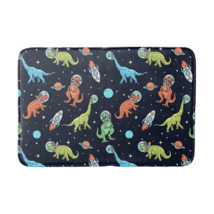 Tapis De Bain Enfants Dinosaur Astronaut Motif