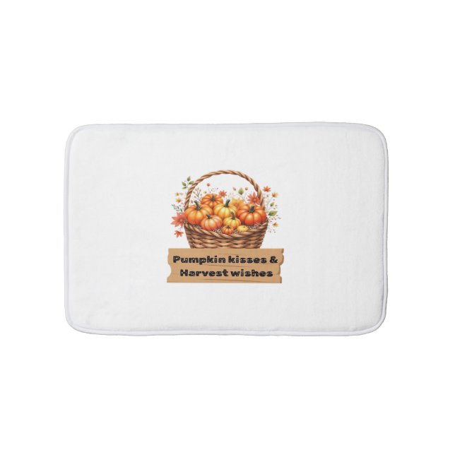 Tapis De Bain Épices citrouilles & Tout Nice - Automne Chaud aut (Devant)