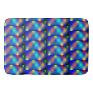 Tapis De Bain Estampa colorida, 'escama quadrada'.