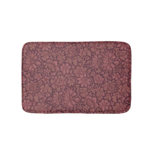 Tapis De Bain Esthétique vintage sur toute l'impression florale
