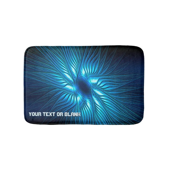 Tapis De Bain Étoile bleue sculptée (Devant)