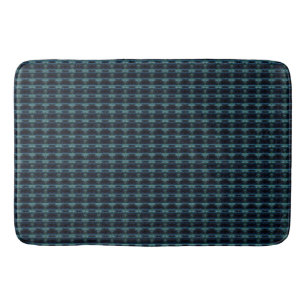 Tapis De Bain Etoiles arc-en-ciel bleu vert, Motif Artdeco