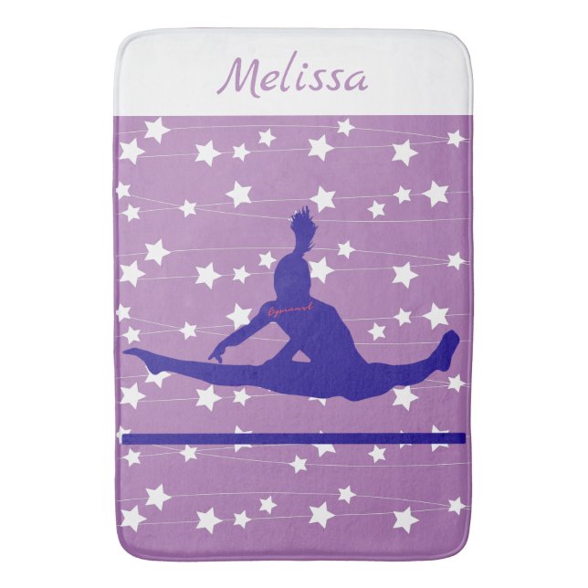 Tapis De Bain Étoiles de gymnaste (devant Vertical)