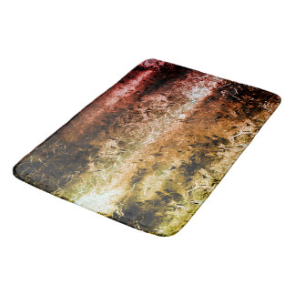 Tapis De Bain Étrange texture fibreuse vieillie et saleté ou brû