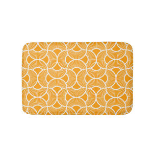 Tapis De Bain Éventails minimalistes Ogee Soleil levant Clair en