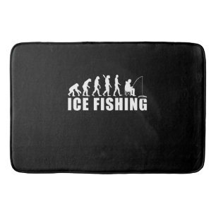 Tapis De Bain Évolution de la pêche sur glace Fisher